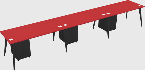 Modern rectangular office desk