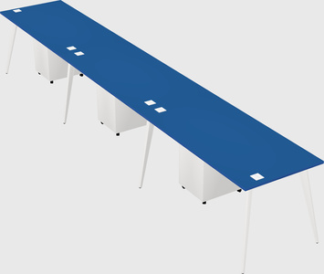 Modern rectangular office desk