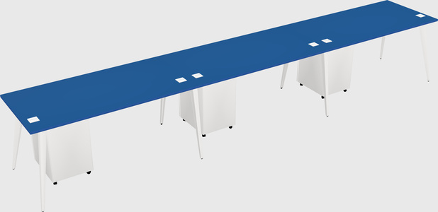 Modern rectangular office desk
