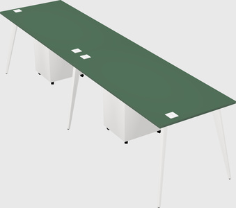 Modern rectangular office desk