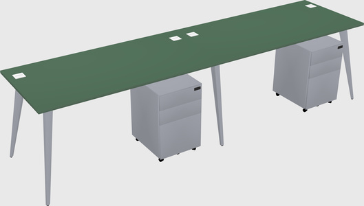 Modern Rectangular Office Desk