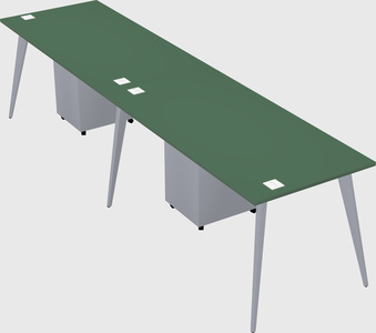 Modern rectangular office desk
