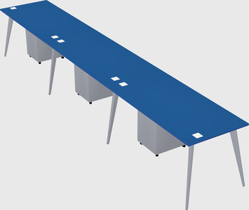 Modern rectangular office desk