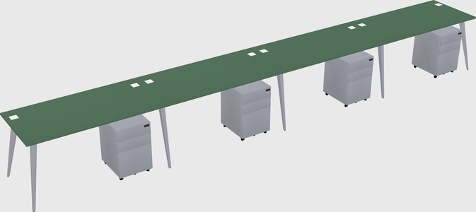 Modern Rectangular Office Desk