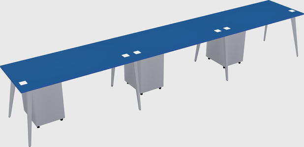 Modern rectangular office desk