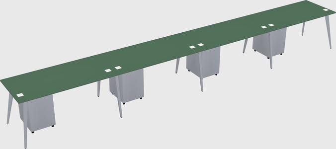 Modern rectangular office desk