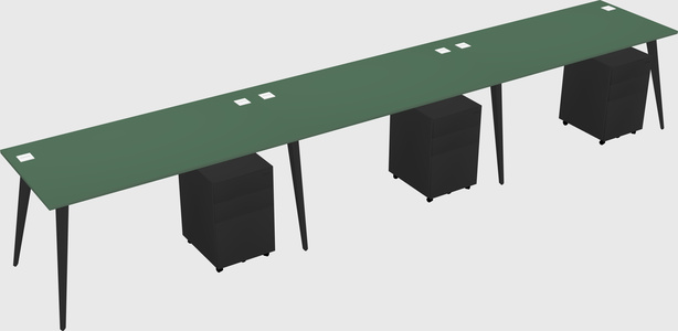Modern Rectangular Office Desk