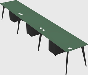 Modern rectangular office desk