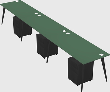 Modern rectangular office desk