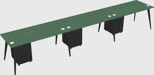 Modern rectangular office desk
