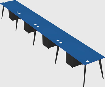 Modern rectangular office desk