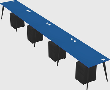 Modern rectangular office desk