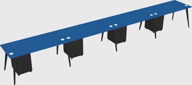Modern rectangular office desk