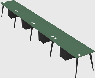 Modern rectangular office desk