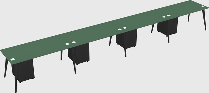Modern rectangular office desk