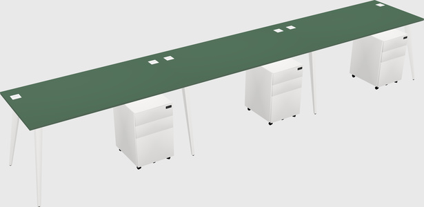 Modern Rectangular Office Desk