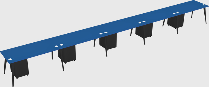 Modern rectangular office desk
