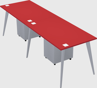 Modern rectangular office desk