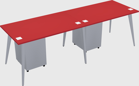 Modern rectangular office desk