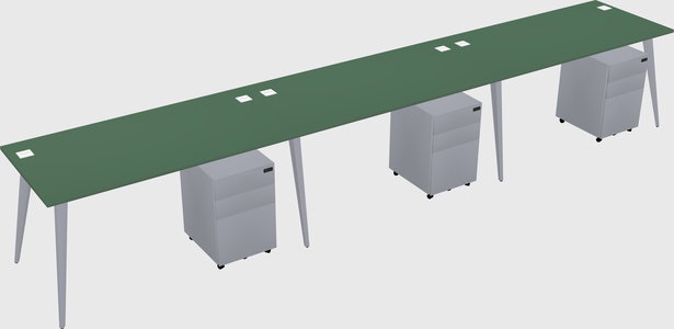 Modern Rectangular Office Desk