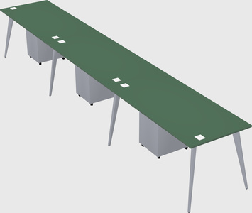 Modern rectangular office desk