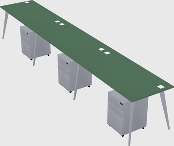 Modern rectangular office desk