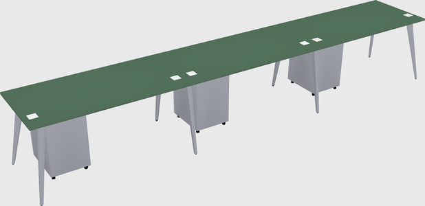 Modern rectangular office desk