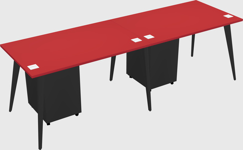Modern rectangular office desk