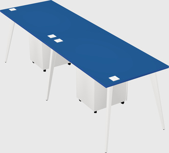 Modern rectangular office desk