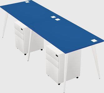 Modern rectangular office desk