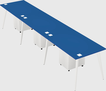 Modern rectangular office desk