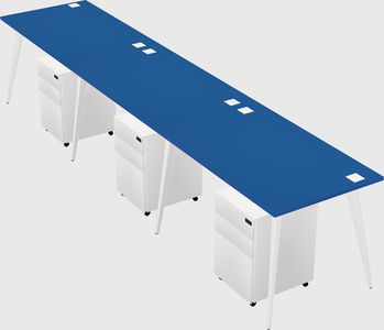 Modern rectangular office desk