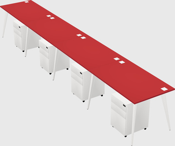 Modern rectangular office desk