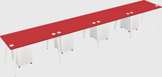 Modern rectangular office desk