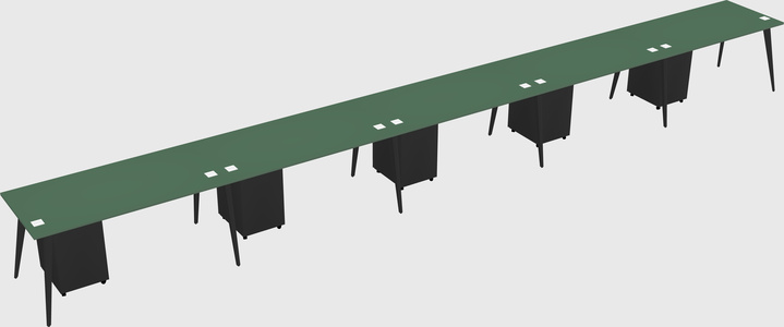 Modern rectangular office desk