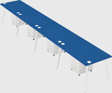Modern rectangular office desk