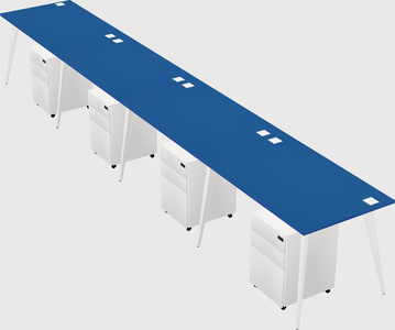 Modern rectangular office desk