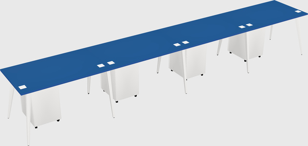 Modern rectangular office desk