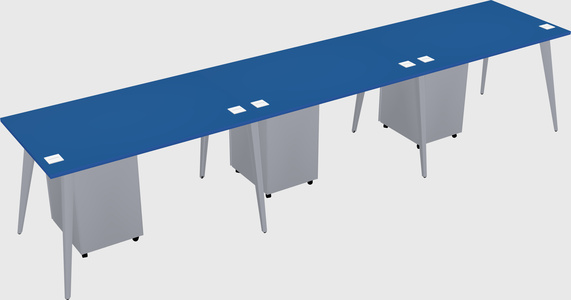 Modern rectangular office desk