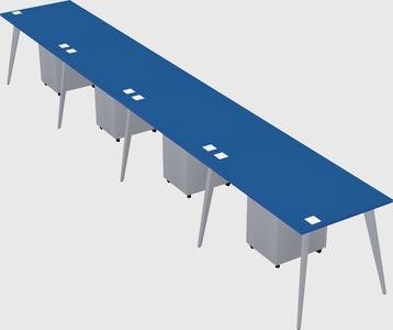 Modern rectangular office desk