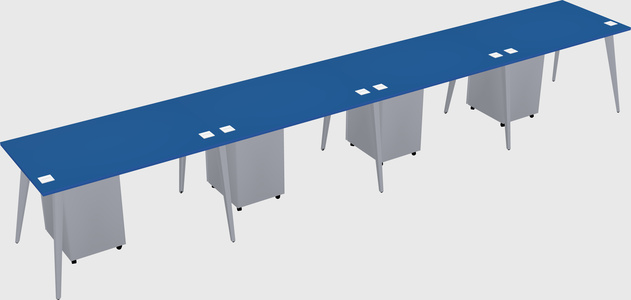 Modern rectangular office desk