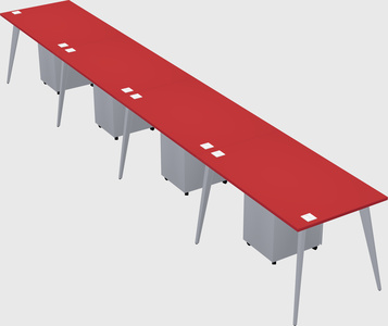 Modern rectangular office desk