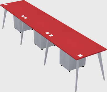 Modern rectangular office desk