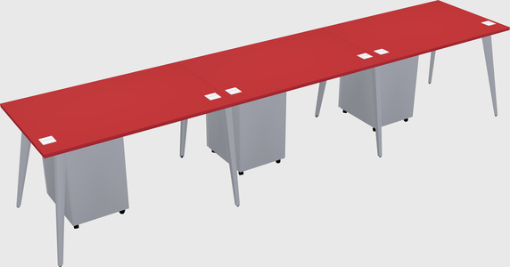 Modern rectangular office desk