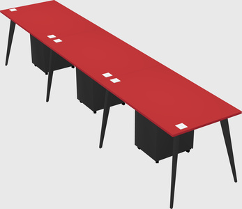 Modern rectangular office desk