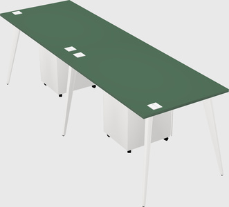 Modern rectangular office desk