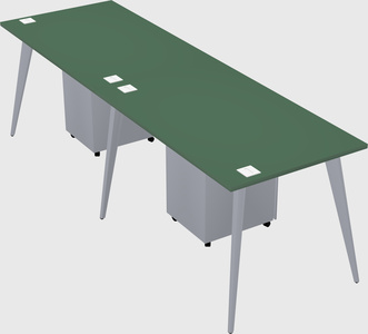 Modern rectangular office desk