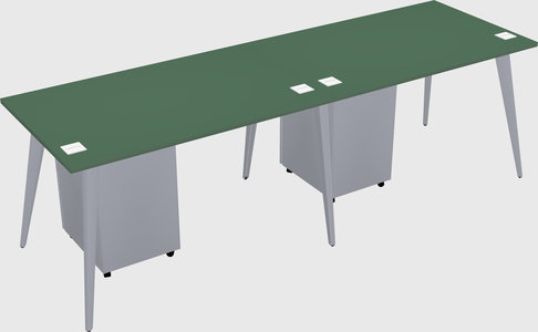 Modern rectangular office desk