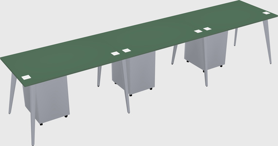 Modern rectangular office desk