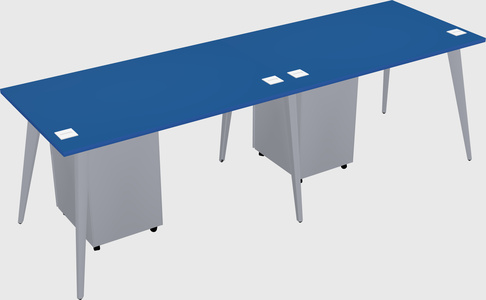 Modern rectangular office desk